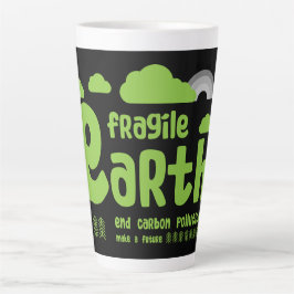 Caneca De Café Latte Alterações climáticas | Poluição por carbono | Açã