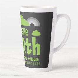 Caneca De Café Latte Alterações climáticas | Poluição por carbono | Açã