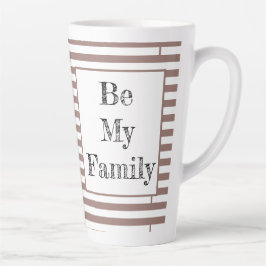 Caneca De Café Latte Amantes de gatos orgulhosos e famílias de estimaçã