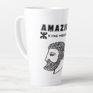 Caneca De Café Latte amazigh rei Massinissa Kabyle algerie Marrocos