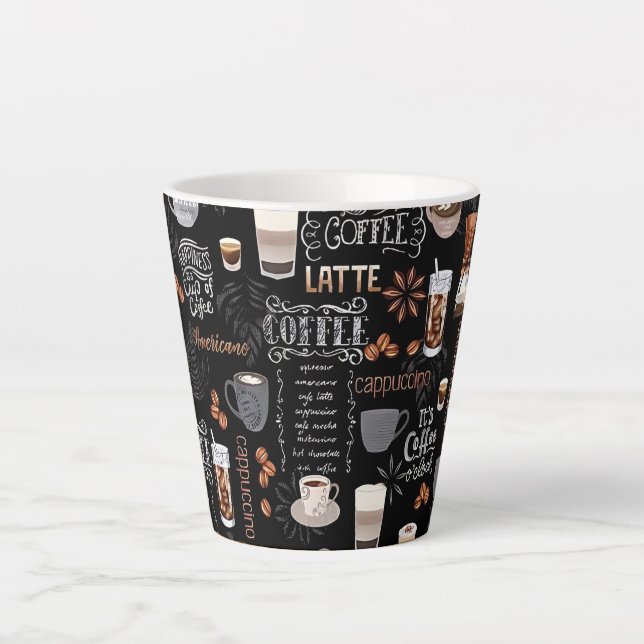 Caneca De Café Latte american cappuccino (Frente)
