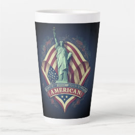 Caneca De Café Latte Americano.