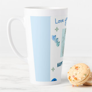 Caneca De Café Latte Amo Você Papai Feliz Dia dos Pais