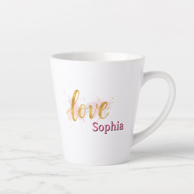 Caneca De Café Latte Amor (Direita)