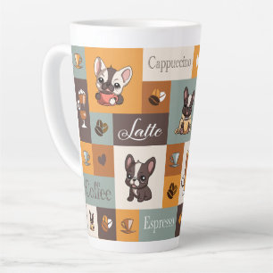 Caneca De Café Latte Amor com Café Cachorro Cachorro