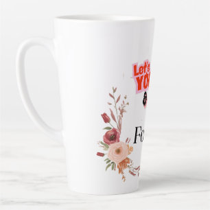 Caneca De Café Latte Amor e Romance - Especial do Dia do Namorados