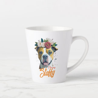 Caneca De Café Latte Amor Staffordshire Bull Terrier - Eu Amo Meu Staff