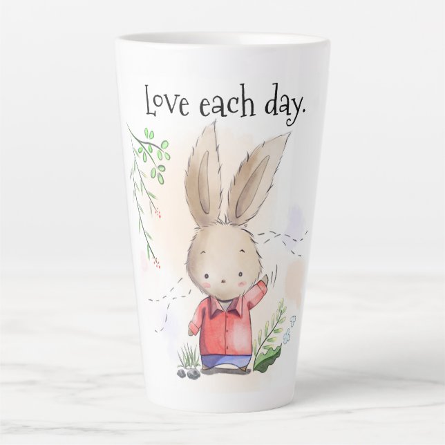 Caneca De Café Latte Amor Todos Os Dias (Frente)
