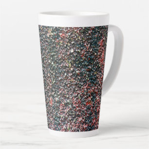 Caneca De Café Latte amora vermelha mexida