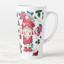 Caneca De Café Latte Anão de Jardim do Amor