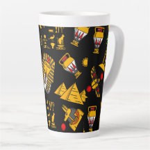 Ancient  Egyptian Hieroglyphic Pattern Background 