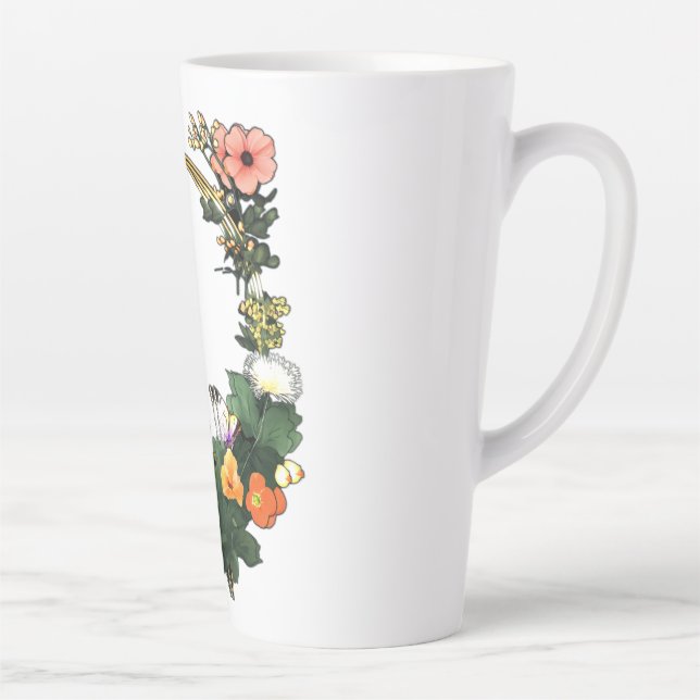 Caneca De Café Latte Anel da ventoinha (Direita)