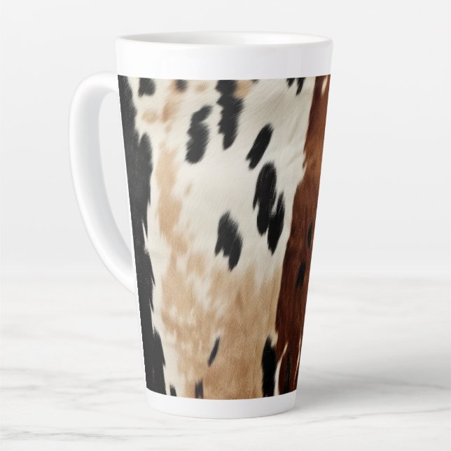 Caneca De Café Latte Animal de cochicho castanho ocidental (Ângulo esquerdo)