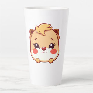 Caneca De Café Latte Animal fofo