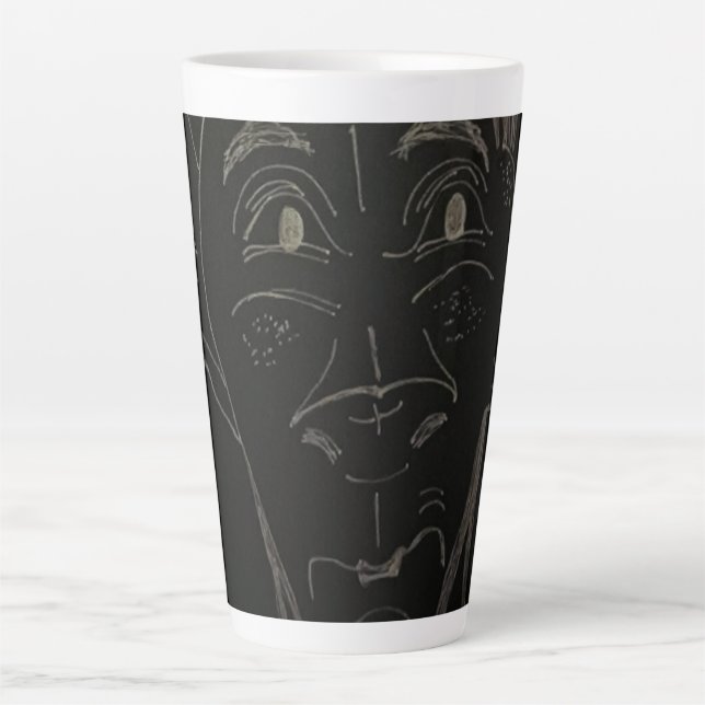 Caneca De Café Latte Animated Cartoon Large Mug (Frente)