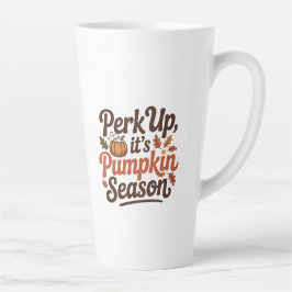 Caneca De Café Latte Anime-se com café de especiarias de abóbora citaçã