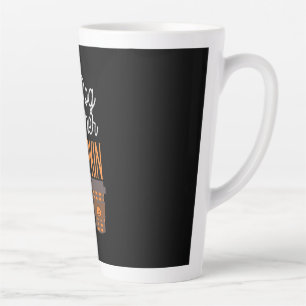 Caneca De Café Latte Aniversário Do Cachorro Halloween Mãe E Pumpkin Sp