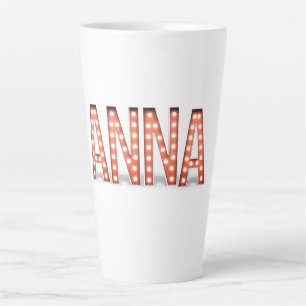 Caneca De Café Latte Anna Marquee Lights