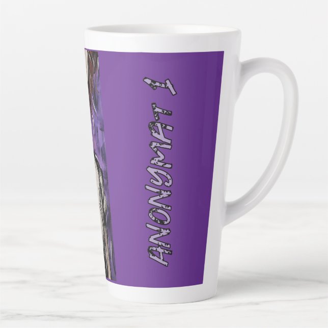 Caneca De Café Latte Anonymat 1 (Direita)