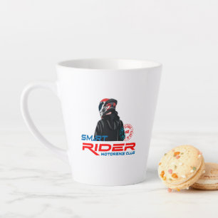 Caneca De Café Latte Ao Vivo (Motocicleta)   Lata