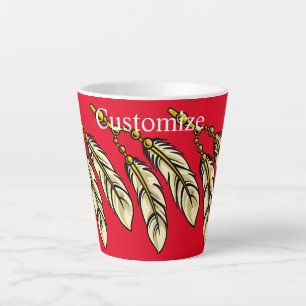Caneca De Café Latte Apache Penas Thunder_Cove