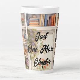Caneca De Café Latte Apenas mais um amante de livros do Capítulo
