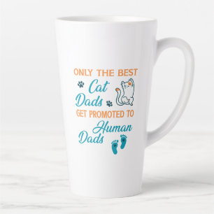 Caneca De Café Latte Apenas Os Melhores Pais De Gato São Promovidos Par