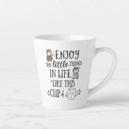 Caneca De Café Latte Apreciar as Pequenas Coisas da Vida como Chá