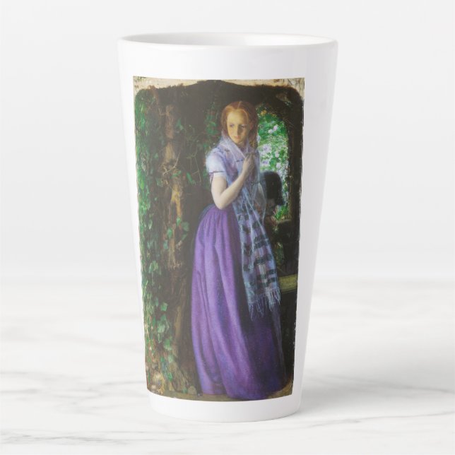 Caneca De Café Latte April Love (por Arthur Hughes) (Frente)