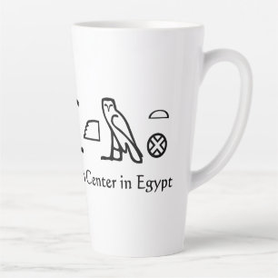 Caneca De Café Latte ARCE (American Research Center, Egito)