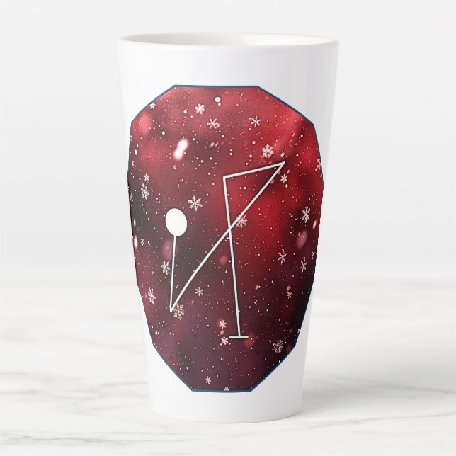 Caneca De Café Latte Archangel Michael Sigil Arte Digital (Frente)