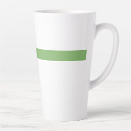 Caneca De Café Latte Arco de Presente Elegante – Design Moderno de Nata