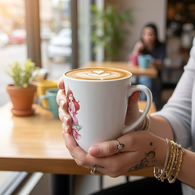 Caneca De Café Latte Ariel (Criador carregado)