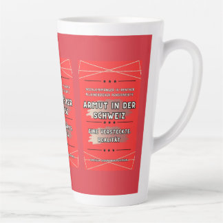Caneca De Café Latte "Armut in der Schweiz: Eine versteckte Realität"**