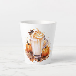 Caneca De Café Latte Arroz Latte Mug-Pumpkin