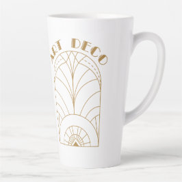 Caneca De Café Latte Art Deco