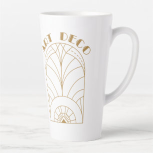 Caneca De Café Latte Art Deco