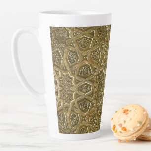 Caneca De Café Latte Arte Árabe Persa Arabesco Tradicional Turco