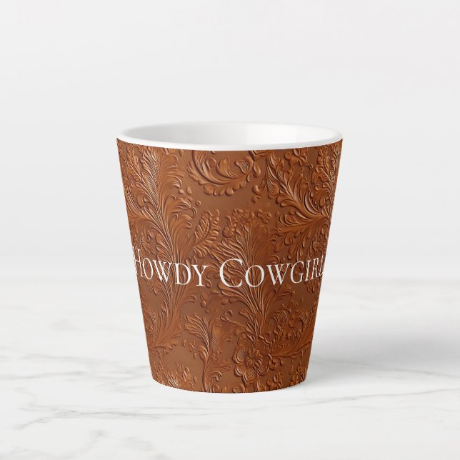 Caneca De Café Latte Arte Boêmia Ocidental (Frente)