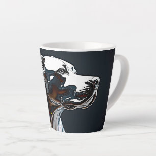 Caneca De Café Latte Arte Canina