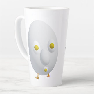 Caneca De Café Latte Arte de Ovo RG RA