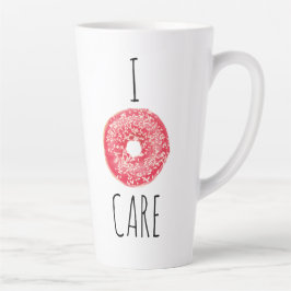 Caneca De Café Latte Arte Eu Não Me Importo