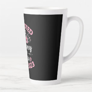 Caneca De Café Latte Arte Materna Promovida a Babá Novamente 2023 Flo