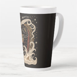 Caneca De Café Latte Arte Zodiac Celestial de Mug Latte