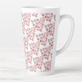 Caneca De Café Latte Árvore de Natal Curleque