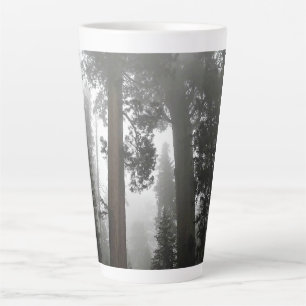 Caneca De Café Latte Árvores gigantes de sequoia na porca, CA