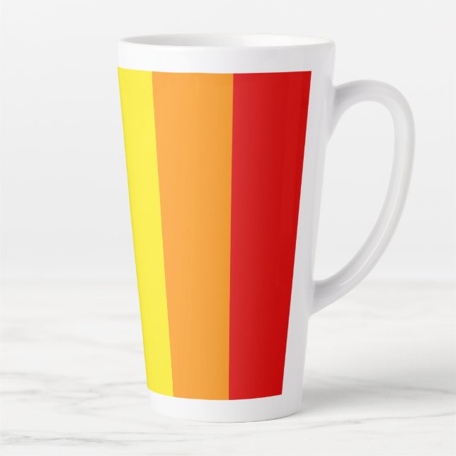 Caneca De Café Latte As cores do arco-íris (Direita)