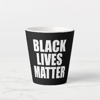 Caneca De Café Latte As Vidas Negras Importam