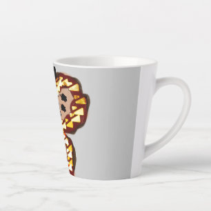 Caneca De Café Latte Asa de ouro da mota