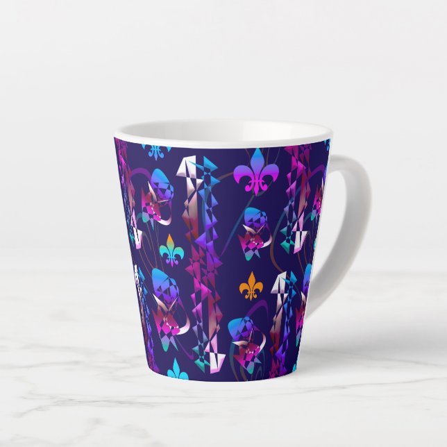 Caneca De Café Latte Assault on the Medieval Castle 3 (Ângulo direito)